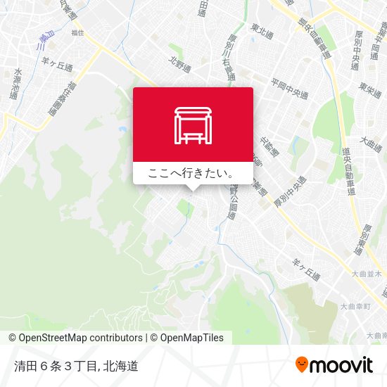 清田６条３丁目地図