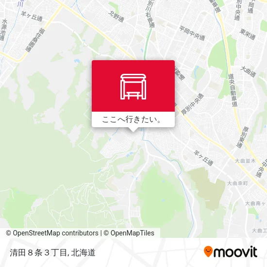 清田８条３丁目地図