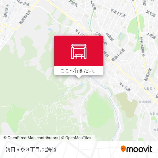 清田９条３丁目地図