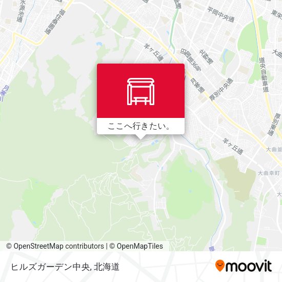 ヒルズガーデン中央地図