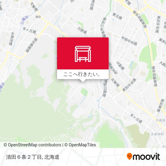 清田６条２丁目地図