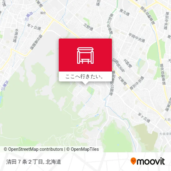 清田７条２丁目地図