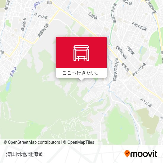 清田団地地図