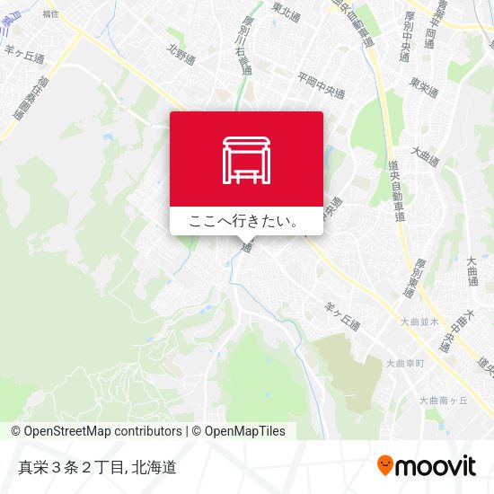 真栄３条２丁目地図