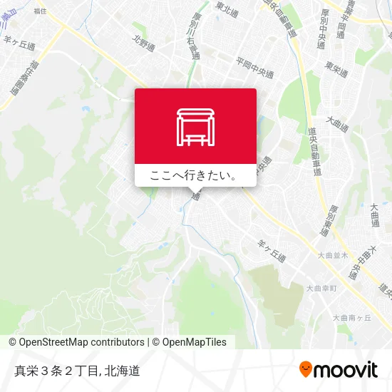 真栄３条２丁目地図