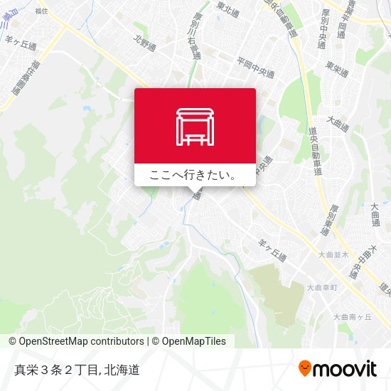 真栄３条２丁目地図