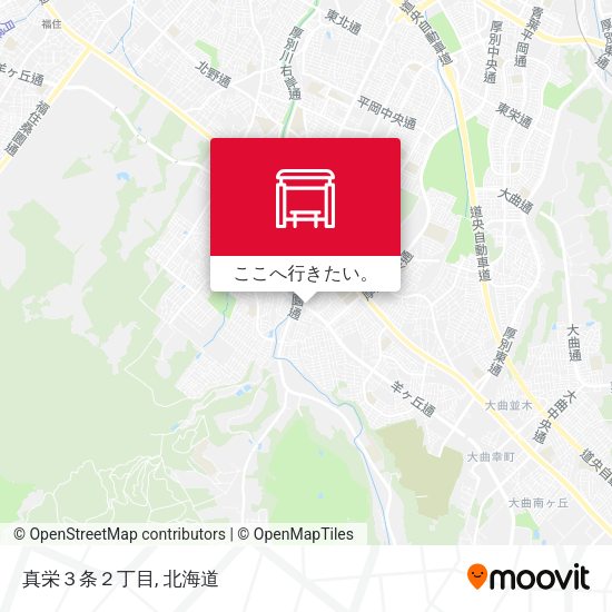 真栄３条２丁目地図