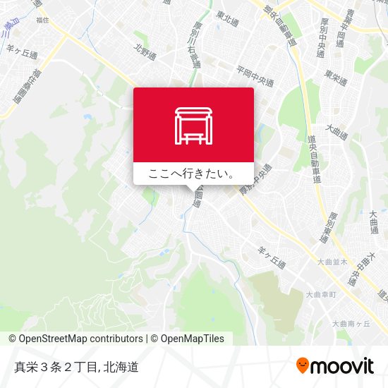 真栄３条２丁目地図