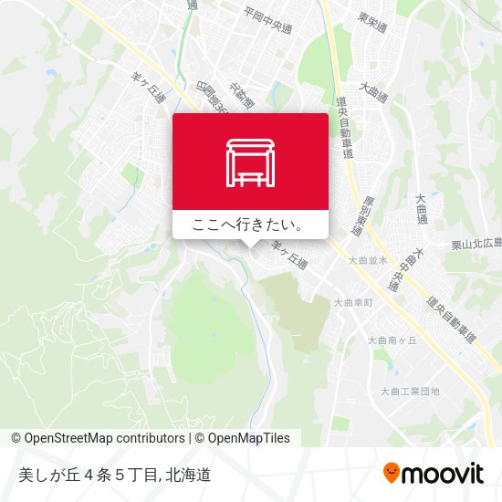 美しが丘４条５丁目地図