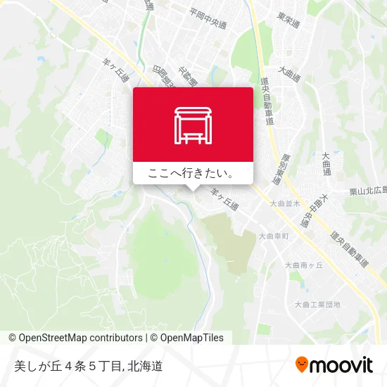美しが丘４条５丁目地図