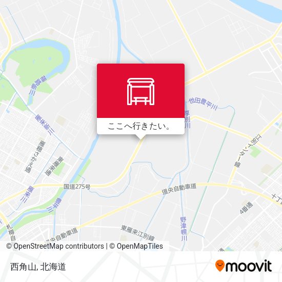 西角山地図