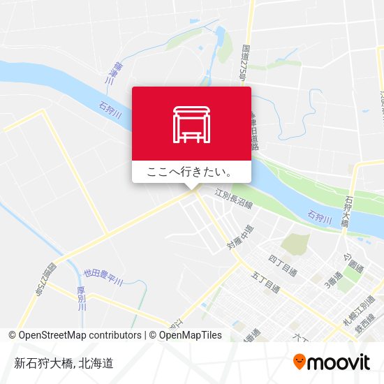 新石狩大橋地図