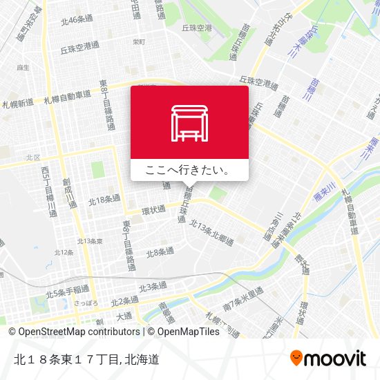 北１８条東１７丁目地図