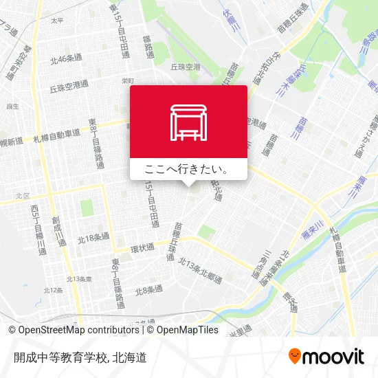 開成中等教育学校地図