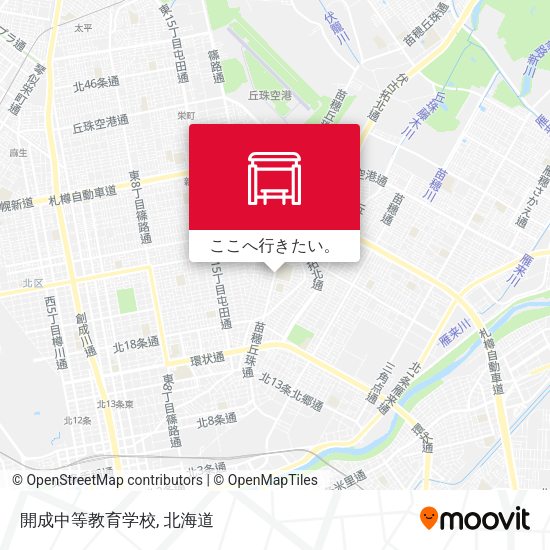 開成中等教育学校地図