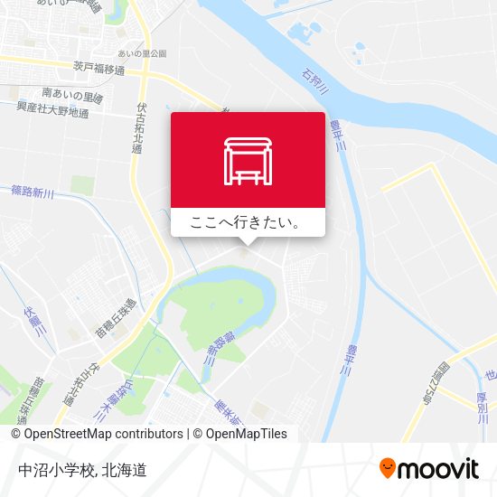 中沼小学校地図