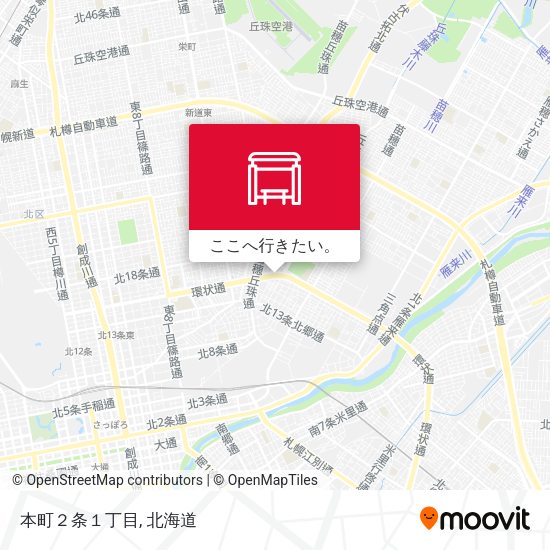 本町２条１丁目地図