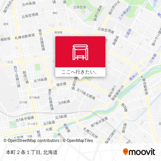 本町２条１丁目地図