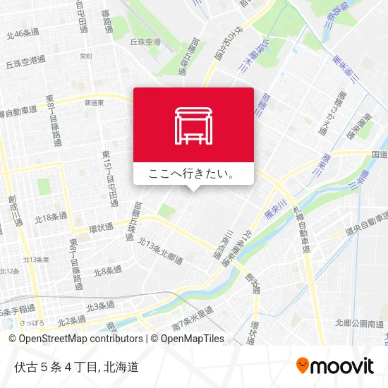 伏古５条４丁目地図