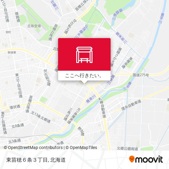 東苗穂６条３丁目地図