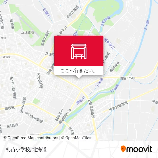 札苗小学校地図