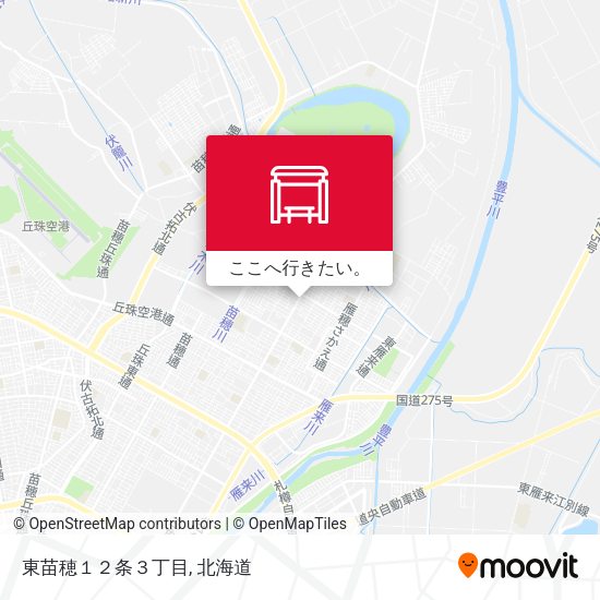 東苗穂１２条３丁目地図