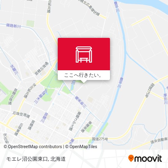 モエレ沼公園東口地図