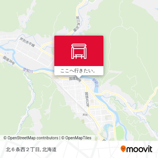 北６条西２丁目地図