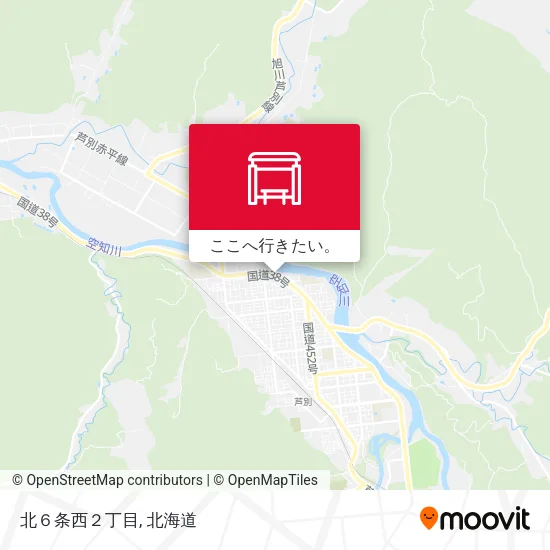 北６条西２丁目地図