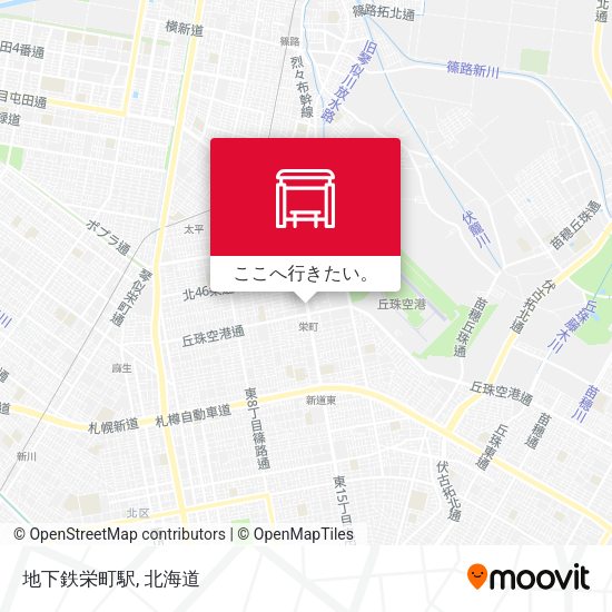 地下鉄栄町駅地図