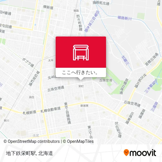 地下鉄栄町駅地図