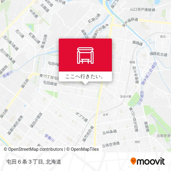 屯田６条３丁目地図