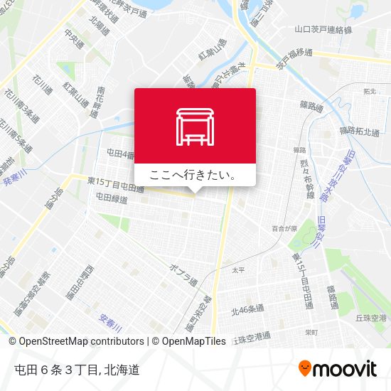 屯田６条３丁目地図
