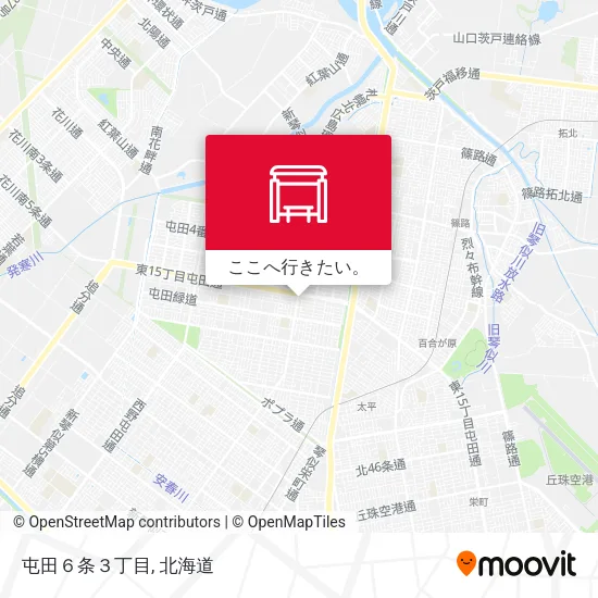 屯田６条３丁目地図