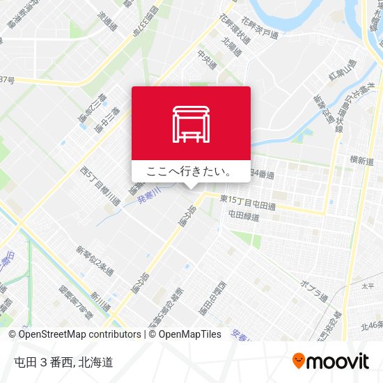 屯田３番西地図