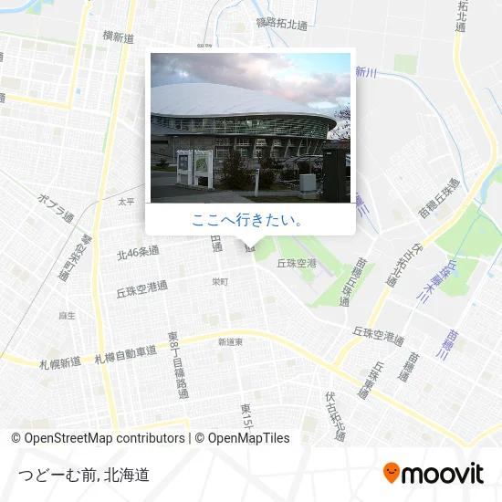 つどーむ前地図