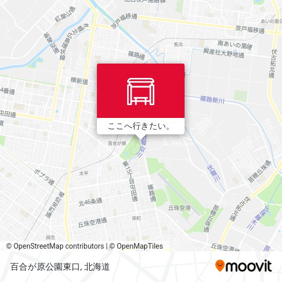 百合が原公園東口地図