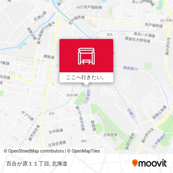 百合が原１１丁目地図