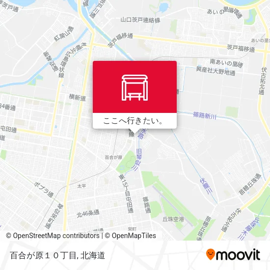 百合が原１０丁目地図