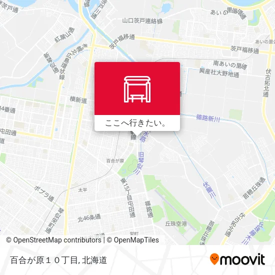 百合が原１０丁目地図