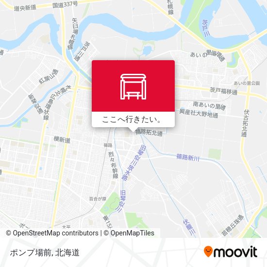 ポンプ場前地図