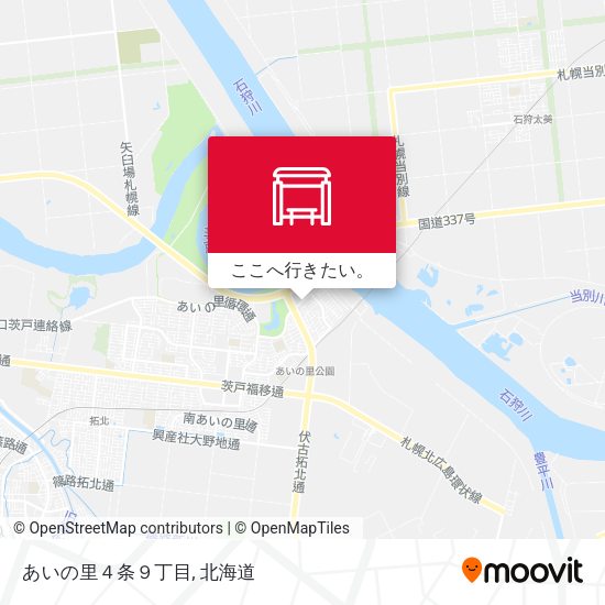 あいの里４条９丁目地図