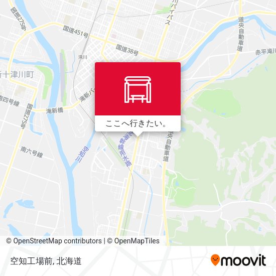 空知工場前地図