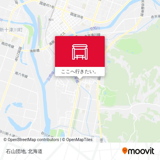 石山団地地図