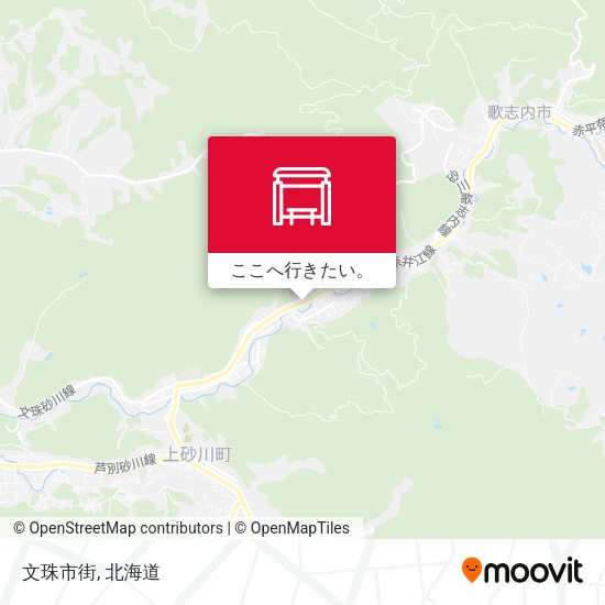 文珠市街地図