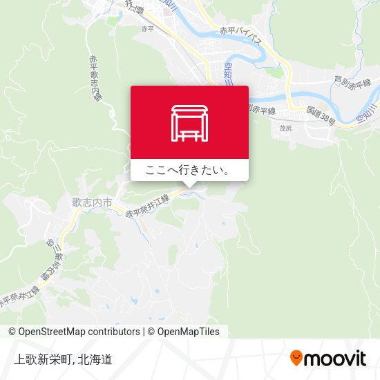 上歌新栄町地図