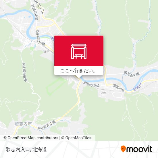 歌志内入口地図