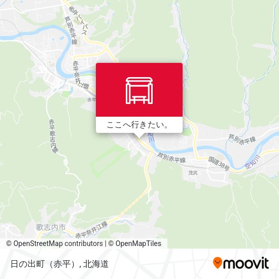 日の出町（赤平）地図