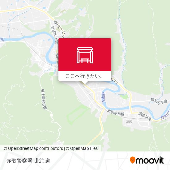 赤歌警察署地図