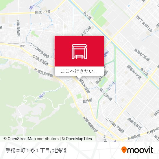 手稲本町１条１丁目地図